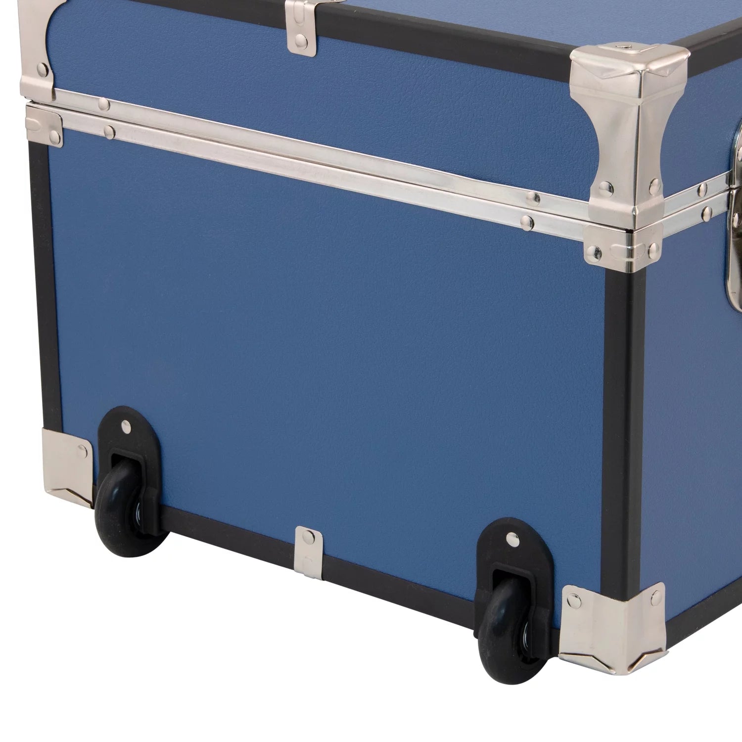 Adult Wood Trunk with Wheels and Lock in Mist Blue E484352