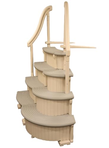 Above Ground Swimming Pool Curve Base Steps K10297