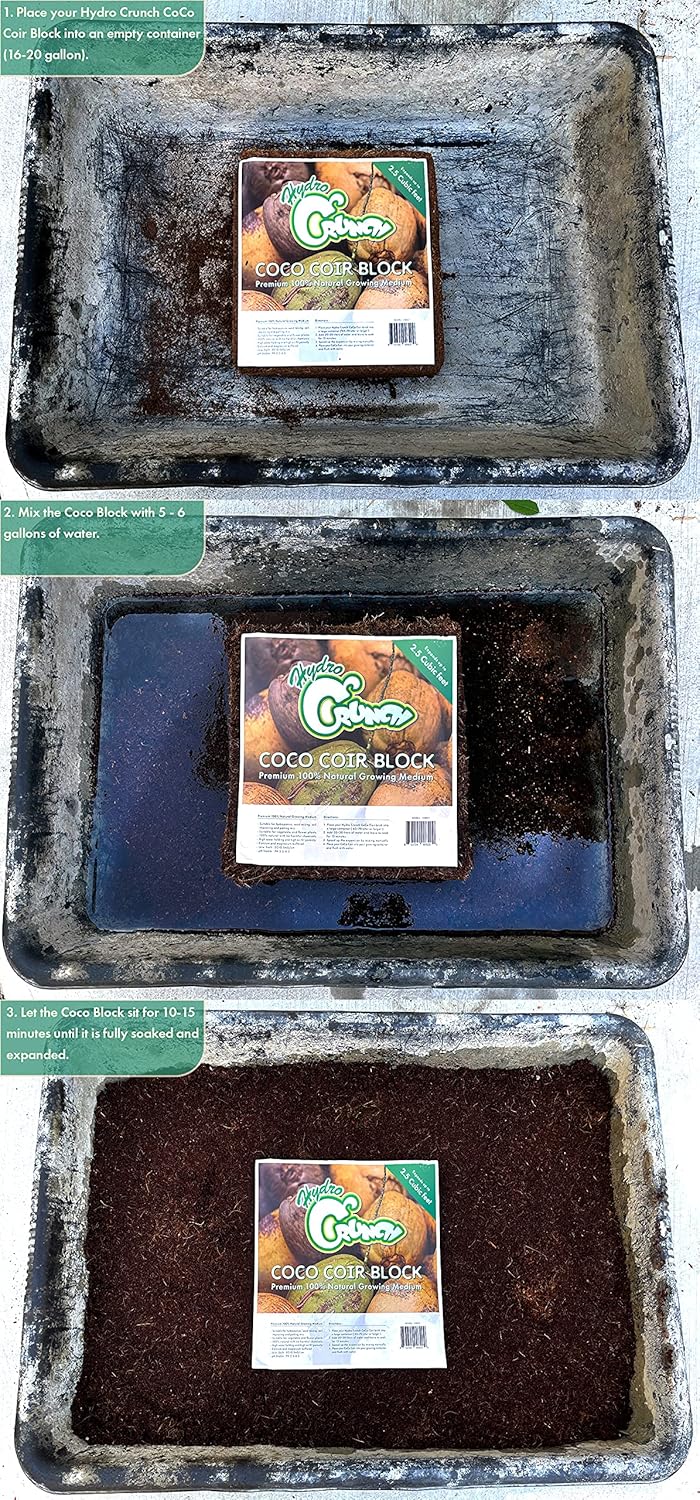 Coco Coir Block 2.5 Cubic Ft (2-Pack) D81369