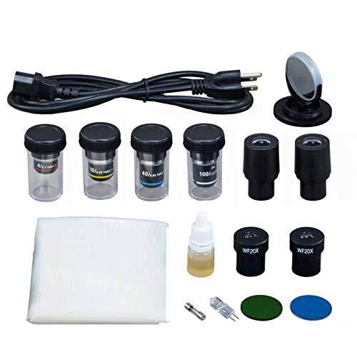 40X-2000X Binocular Lab Compound Microscope with Mechanical Stage E317
