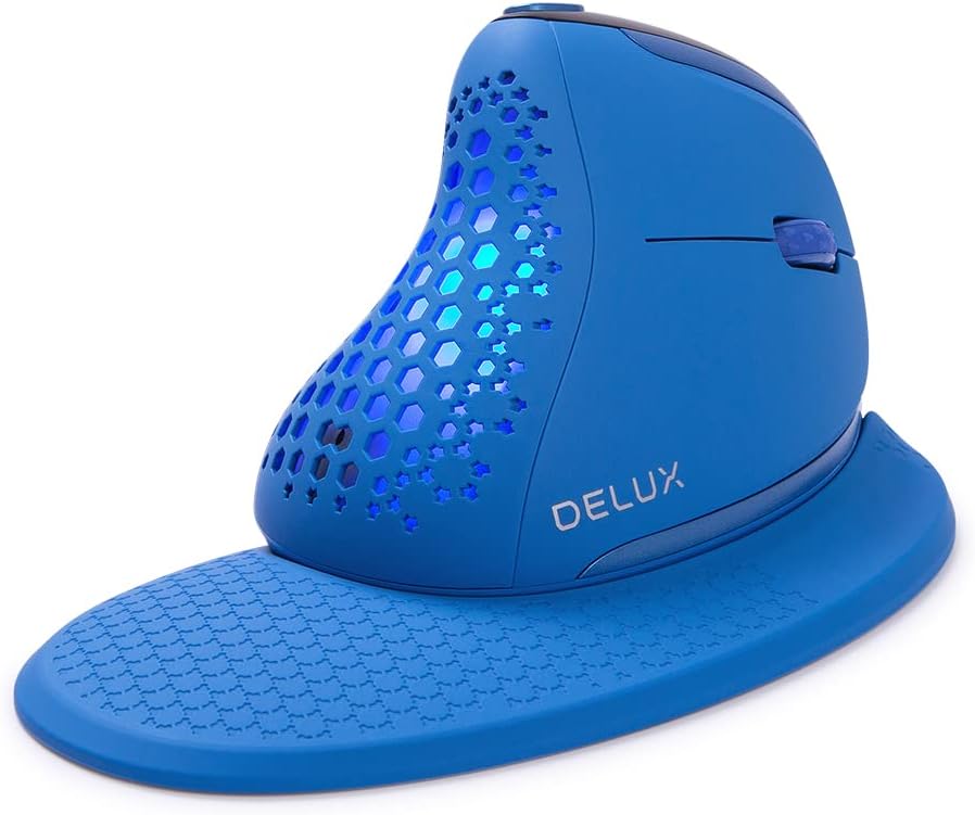 Wireless Ergonomic Vertical Mouse with OLED Screen, 7200DPI, Rechargeable O316945