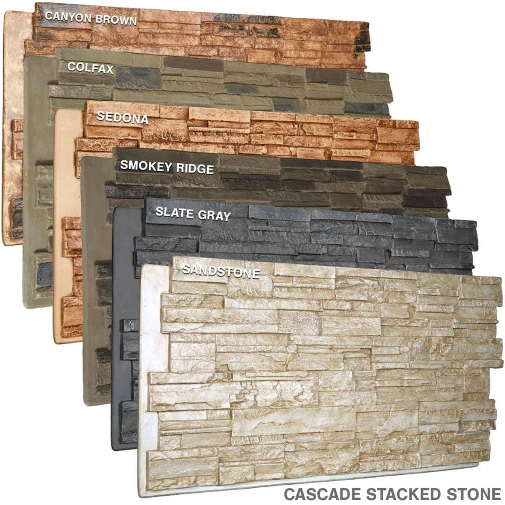 Stacked Stone Faux Siding Panel S4255