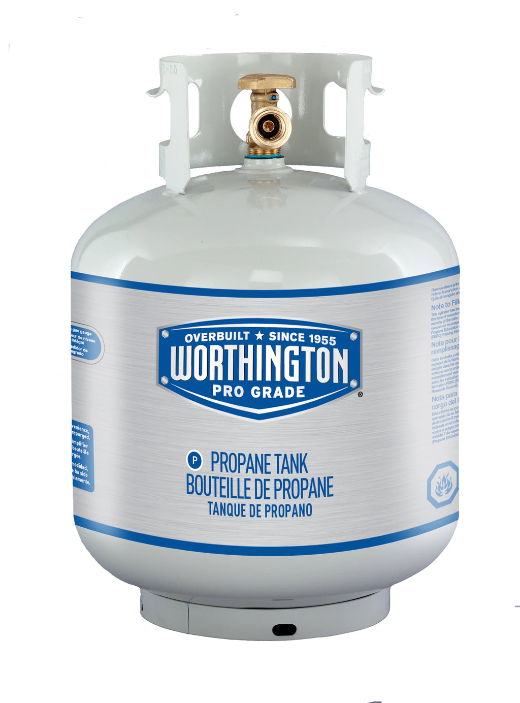 Worthington Pro Grade 20-Pound Refillable Propane Tank - Radiant Selections