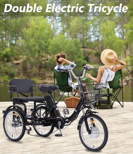 Adult Electric Tricycle 3 Wheel Bike Q8526