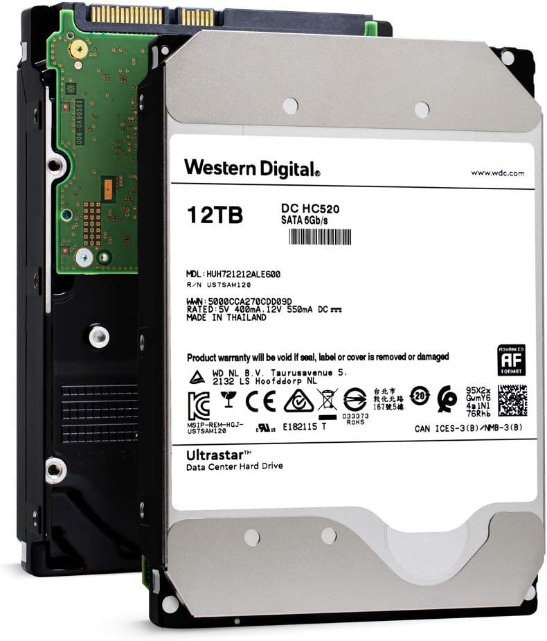 10TB SATA 7200 RPM 256MB Cache 3.5in Enterprise Hard Drive (Renewed) H7773