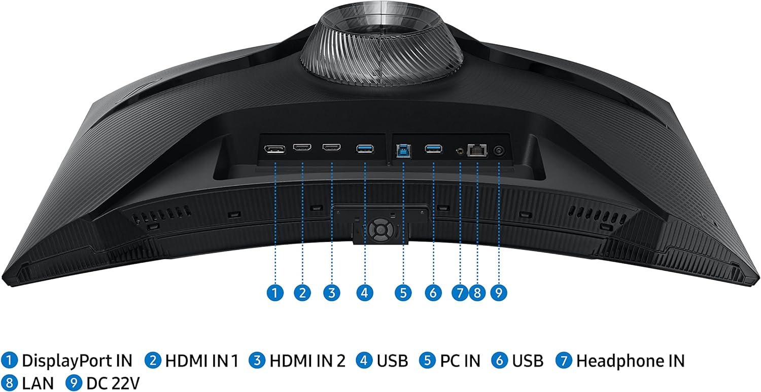 27" Curved Gaming Monitor with Speakers, QHD 240Hz B3631