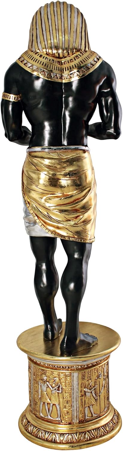 Life-Size Thoth Statue Atop Temple Column Mount A990
