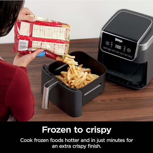 Air Fryer 4-in-1 with 5 QT Capacity, Nonstick Basket & Crisper Plate V1873