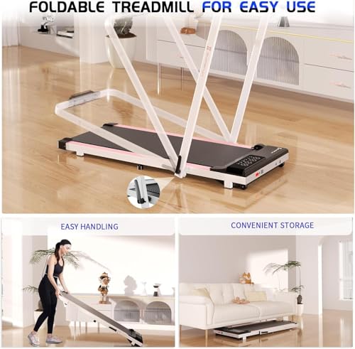 Folding Treadmill for Home, Under Desk Walking Pad with Remote Control P915