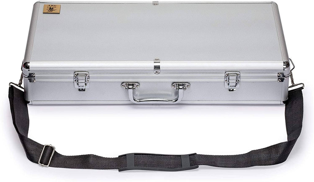 Aluminum Case with Shoulder Strap for Mahjong Set Y6309