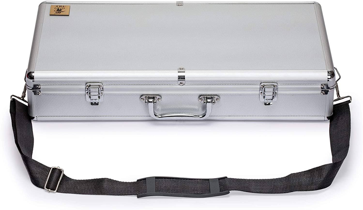 Aluminum Case with Shoulder Strap for Mahjong Set Y6309