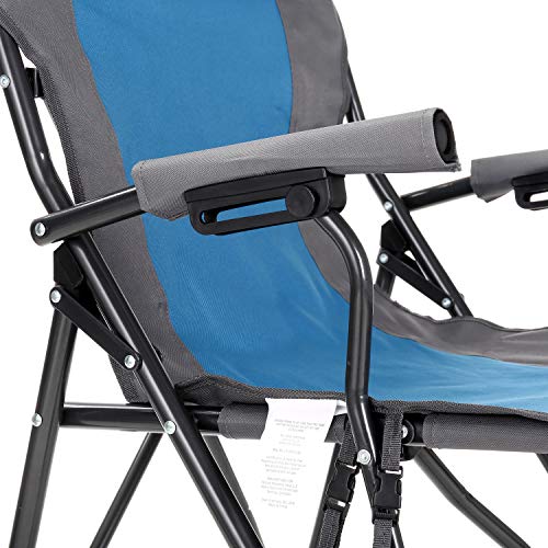 Heavy-Duty Folding Camping Quad Chair with Carrying Bag and Cup Holder F9543