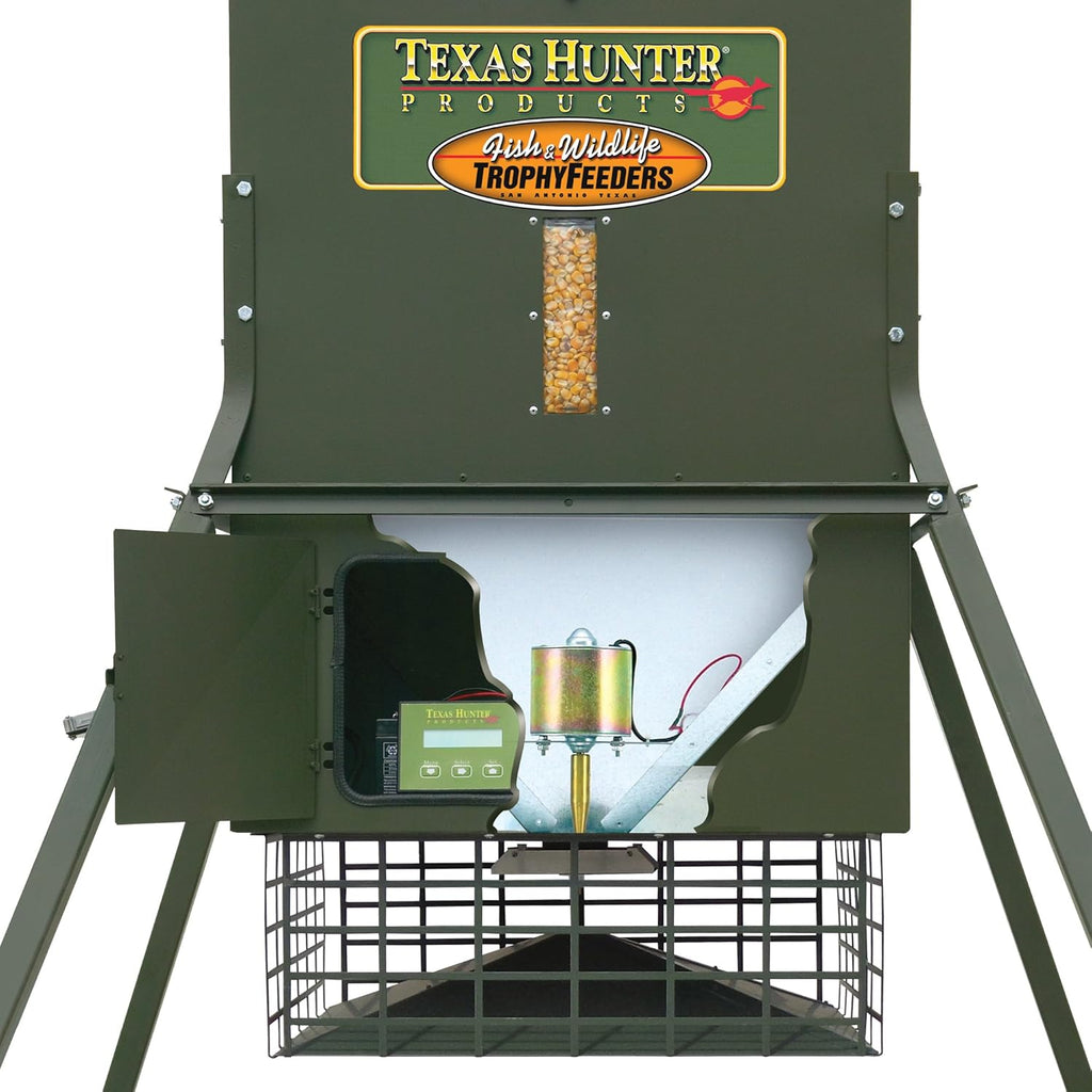 Wildlife & Deer Feeder with 4-Foot Stand, 300 lb. Capacity F439086