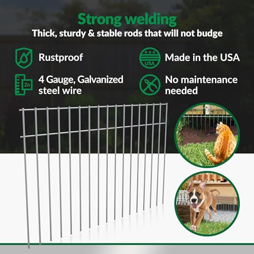 Animal Barrier Fence, X-Large 2 Pack, 4 ft Total Length H8134