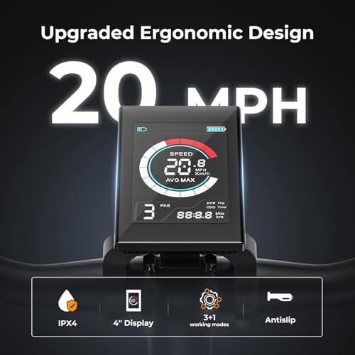 Electric Bike for Adults with 500W Motor, 40 Miles Range, 7-Speed G9578