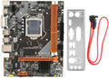 Desktop Computer Motherboard, DDR3 1066/1333/1600MHz LGA 1155 PC Main Board Support NVME+NGFF Dual Mode Hard Disk+SATA, 6‑Channel Sound Card