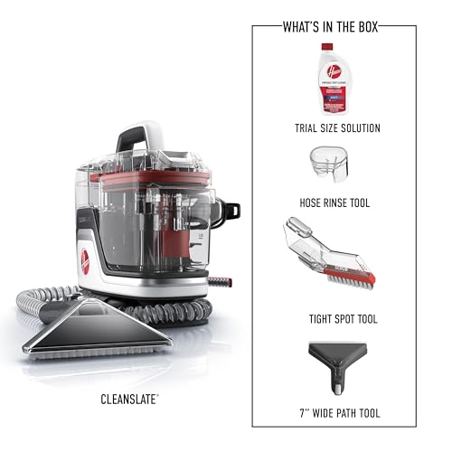 Portable Carpet and Upholstery Spot Cleaner Machine with Powerful Suction X136