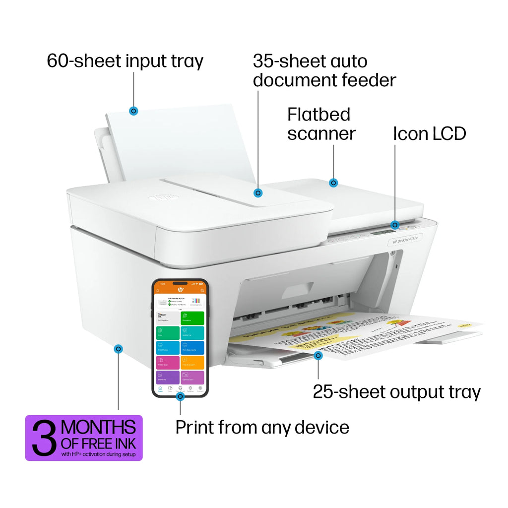 Wireless All-in-One Color Inkjet Printer with Scanner and Copier K8952