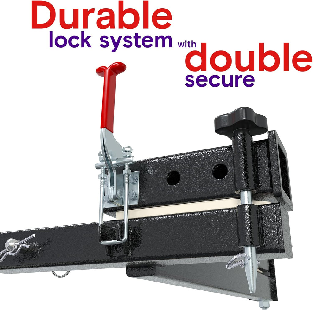 Bike Rack Adapter for 2" Hitch Receiver, Pivoting Arm R718