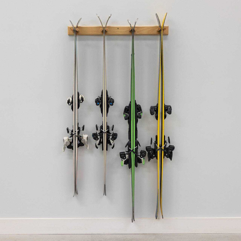 Timber Ski Wall Rack for 4 Pairs of Skis C7525