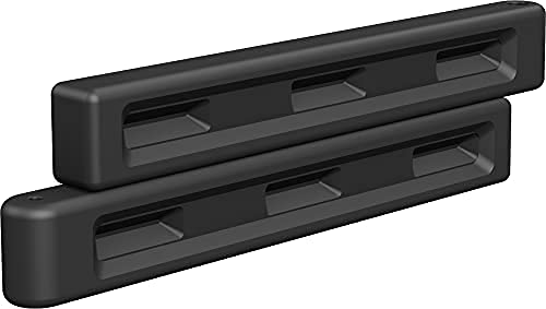Playsafer Playground Edging Border -12" High Plastic Interlocking Timber for Playgrounds, and Play-areas - Black - 52" L X 4" W X 12" H (1 Pack)