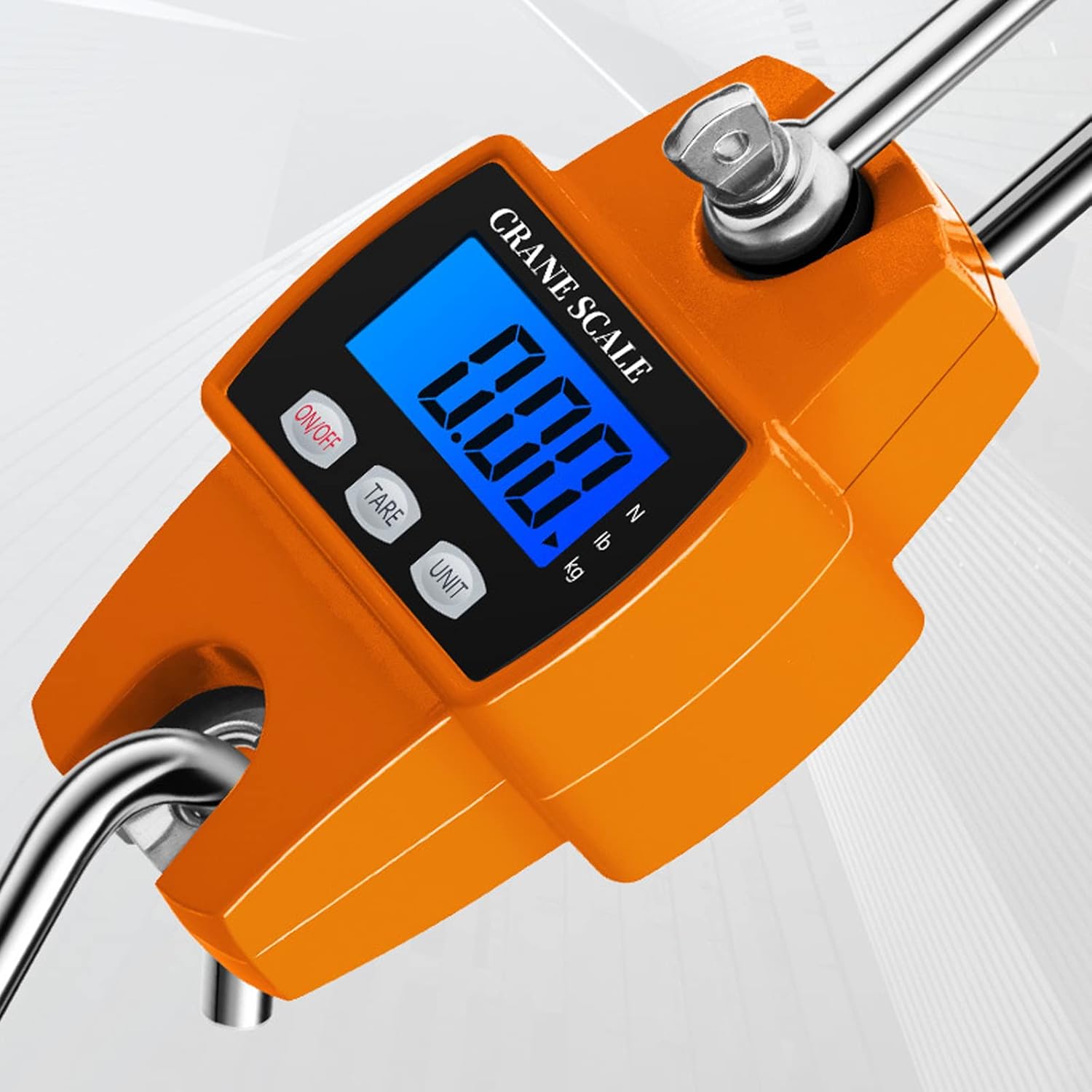Digital Hanging Scale 660 lb 300 kg Heavy-Duty Waterproof Portable Crane Scale B13808