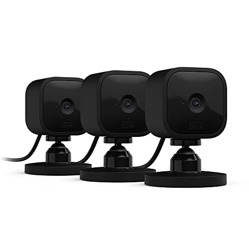 Compact indoor plug-in smart security camera, 1080p HD, night vision, motion detection, two-way audio, 2 cameras K8145