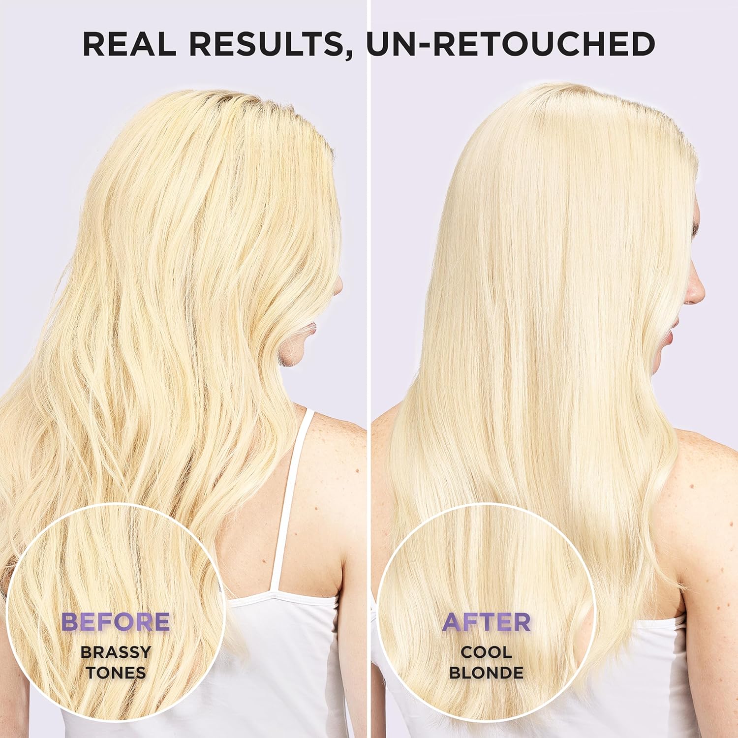 Sulfate Free Purple Shampoo and Conditioner Set for Blonde or Silver Hair D2791