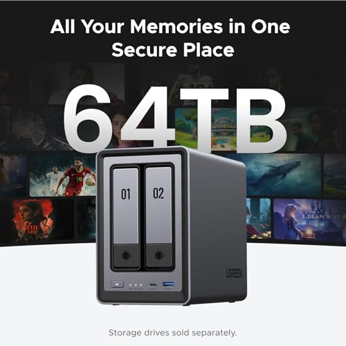 2-Bay Desktop NAS with Quad-Core CPU, 8GB RAM, 2.5GbE Q584102