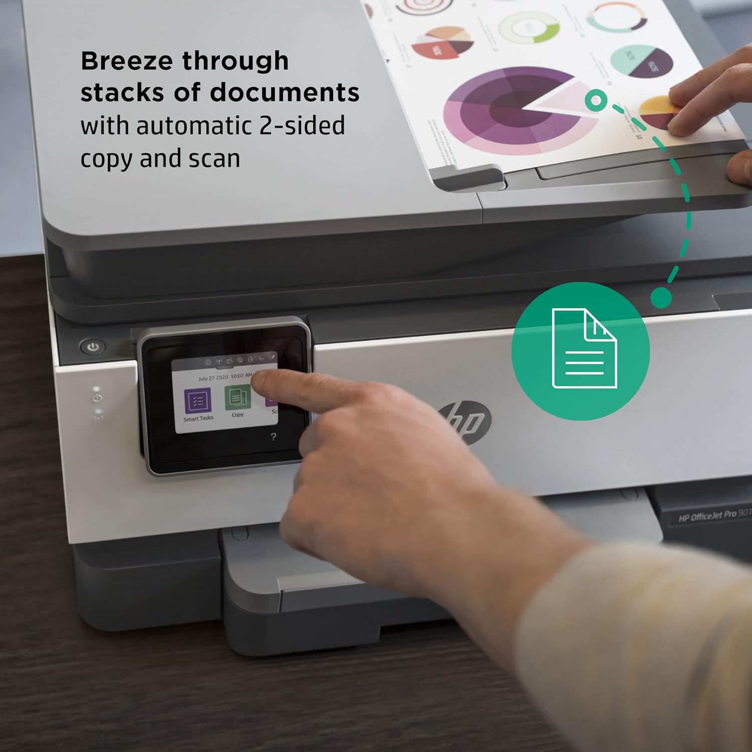 Wireless All-in-One Inkjet Printer with Auto 2-Sided Printing, Copy, Scan & Fax L17645
