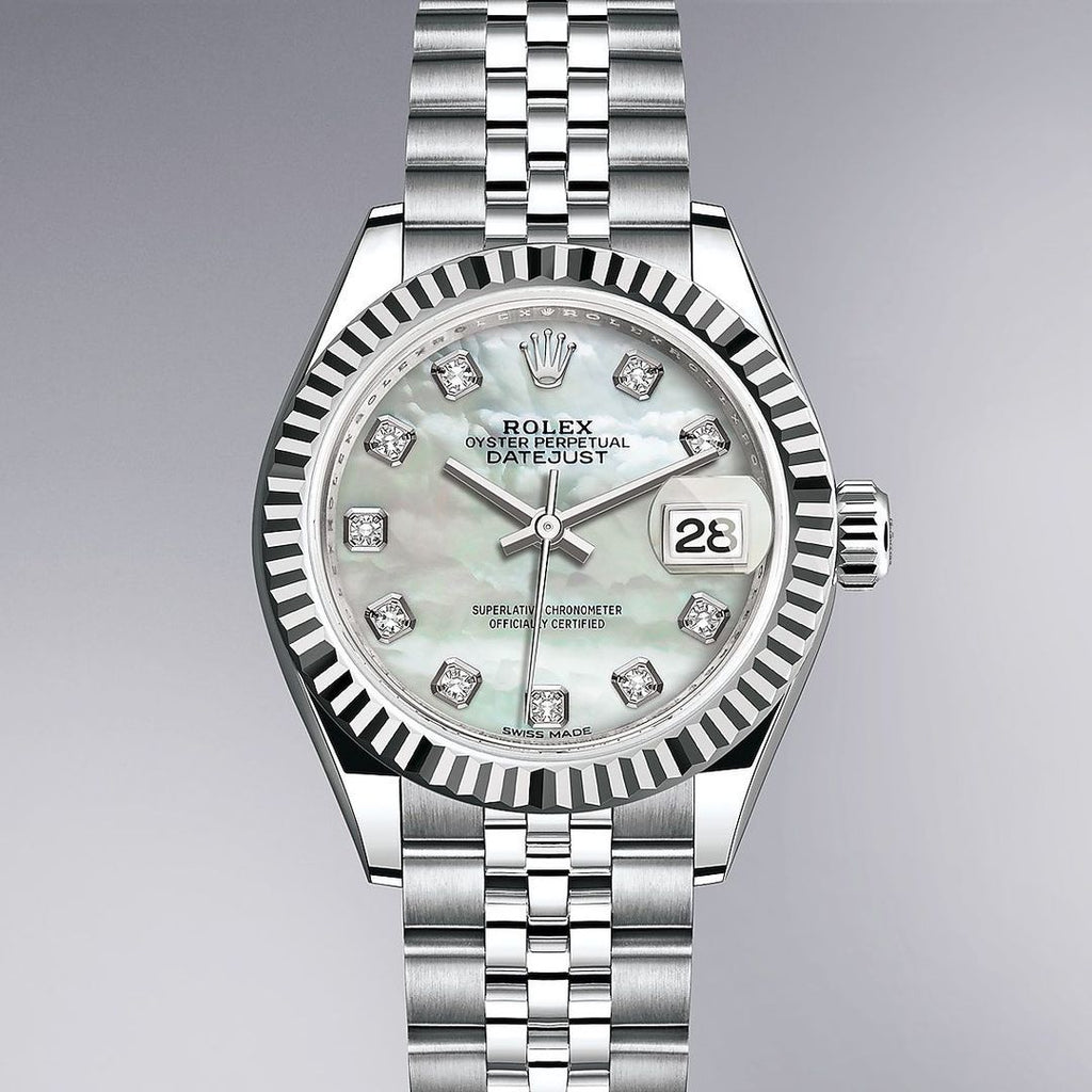 Womens Date Just Diamond Scale Multiple dial options 36mm