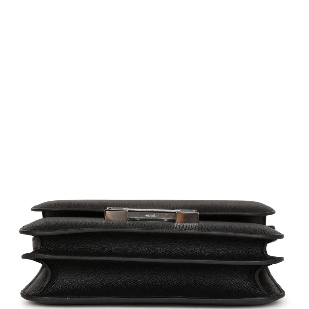 Black Epsom Leather Crossbody Bag F8619