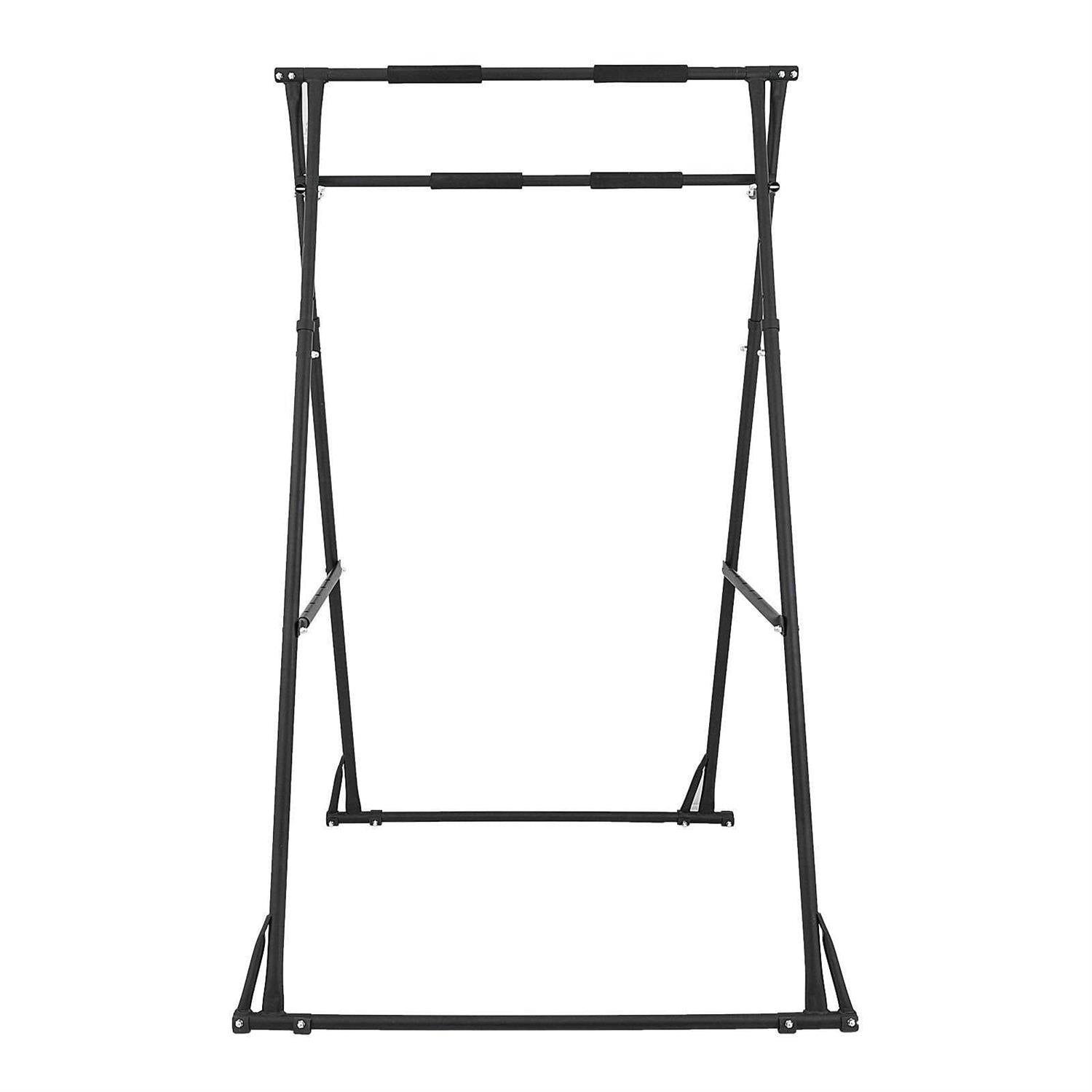 Foldable Pull Up Bar Station with Aerial Yoga Stand Frame Z425146