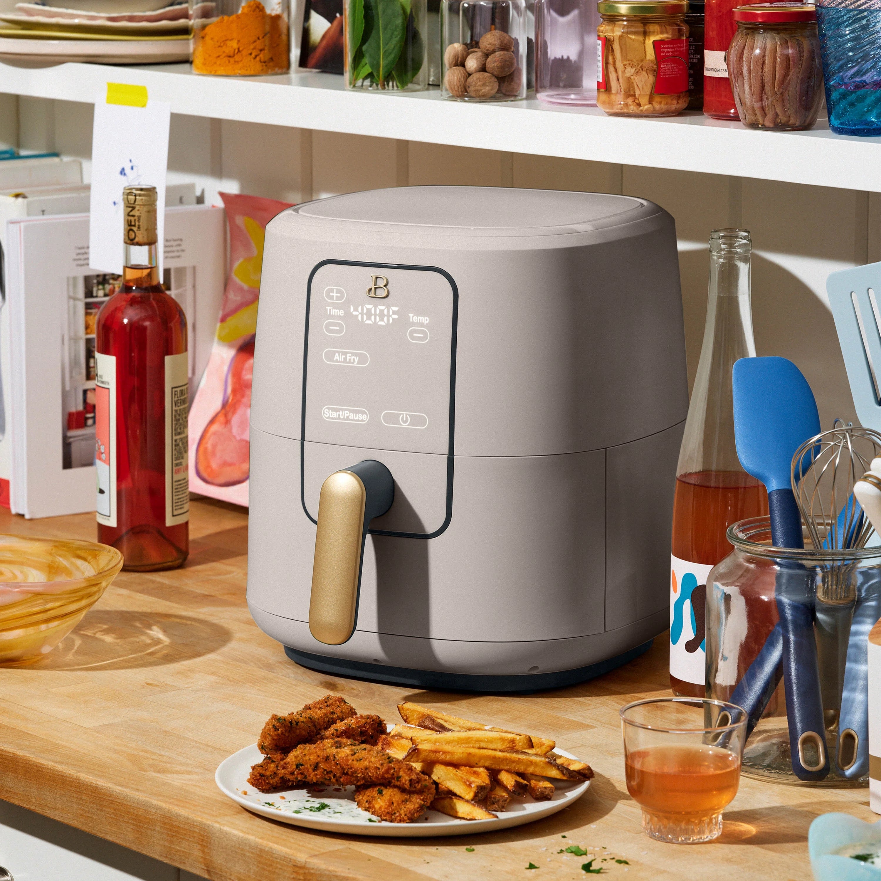 6 Qt Air Fryer with Touch-Activated Display X74063