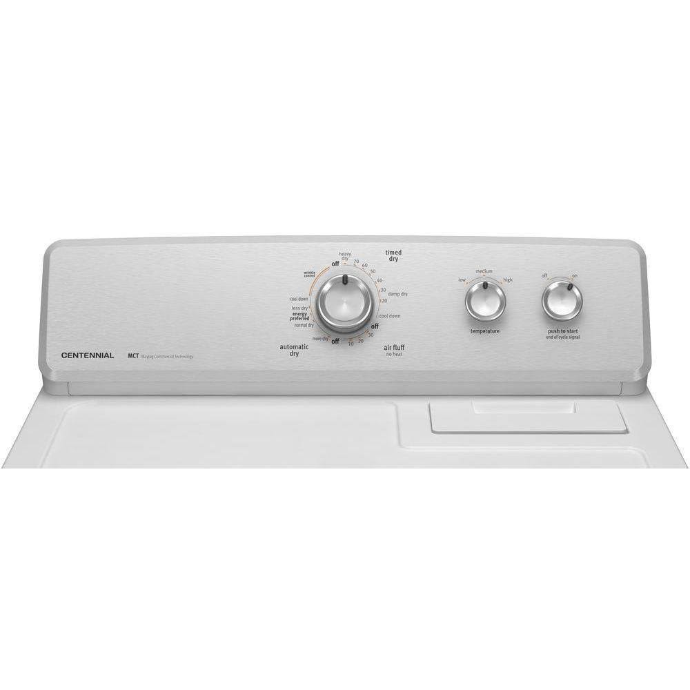 Large Capacity Dryer with Wrinkle Control - White U862
