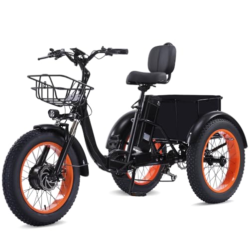 Adult Electric Tricycle 3 Wheel Bike Q8526