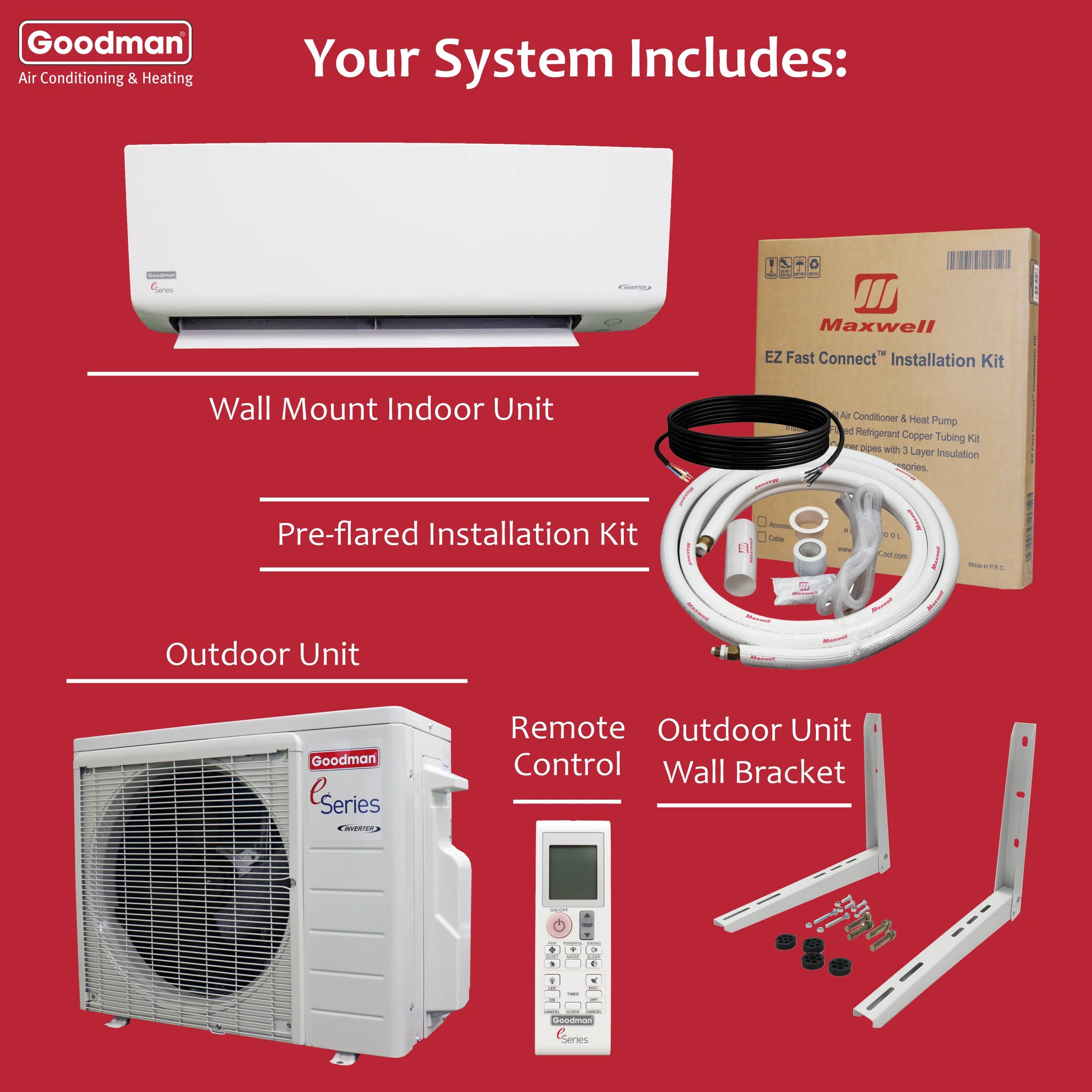 12,000 BTU Ductless Mini-Split Heat Pump Air Conditioner, 550 sq. ft. O83504