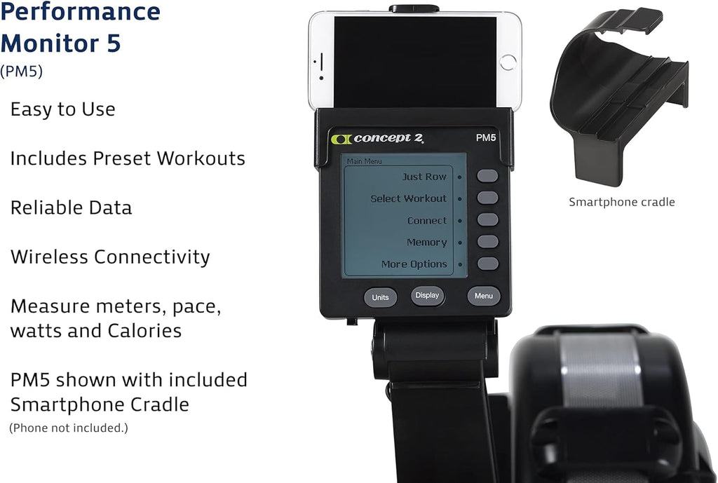 Indoor Rowing Machine with Performance Monitor and Heart Rate Monitor G72865