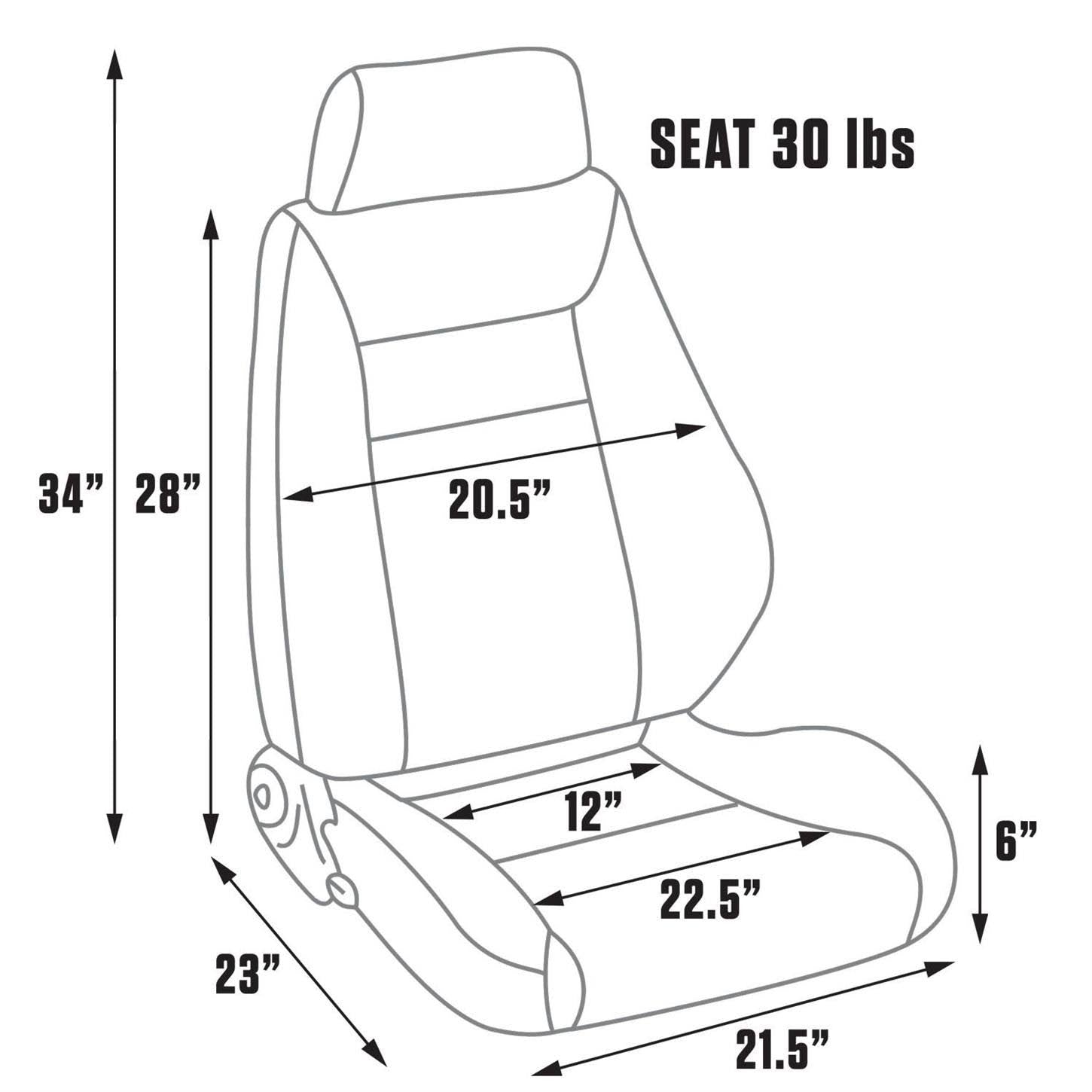 Vinyl Seat for Driver L8742