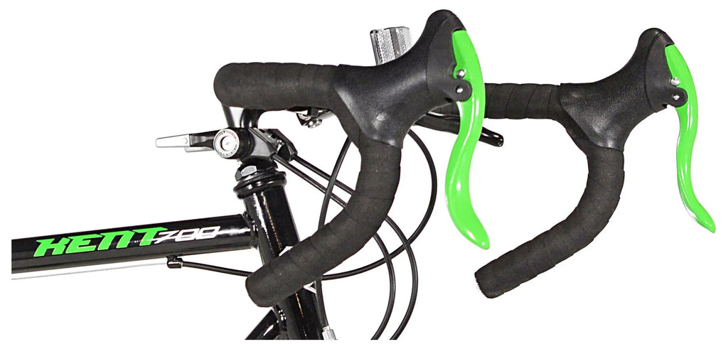 700c Road Bike, Black/Green V207650