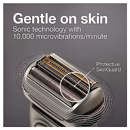 Electric Shaver for Men with Clean & Charge Station and Travel Case L344116