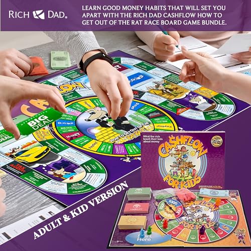 CASHFLOW Board Game, Educational Business & Finance Literacy Game for Family C579