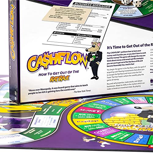 CASHFLOW Board Game, Educational Business & Finance Literacy Game for Family C579