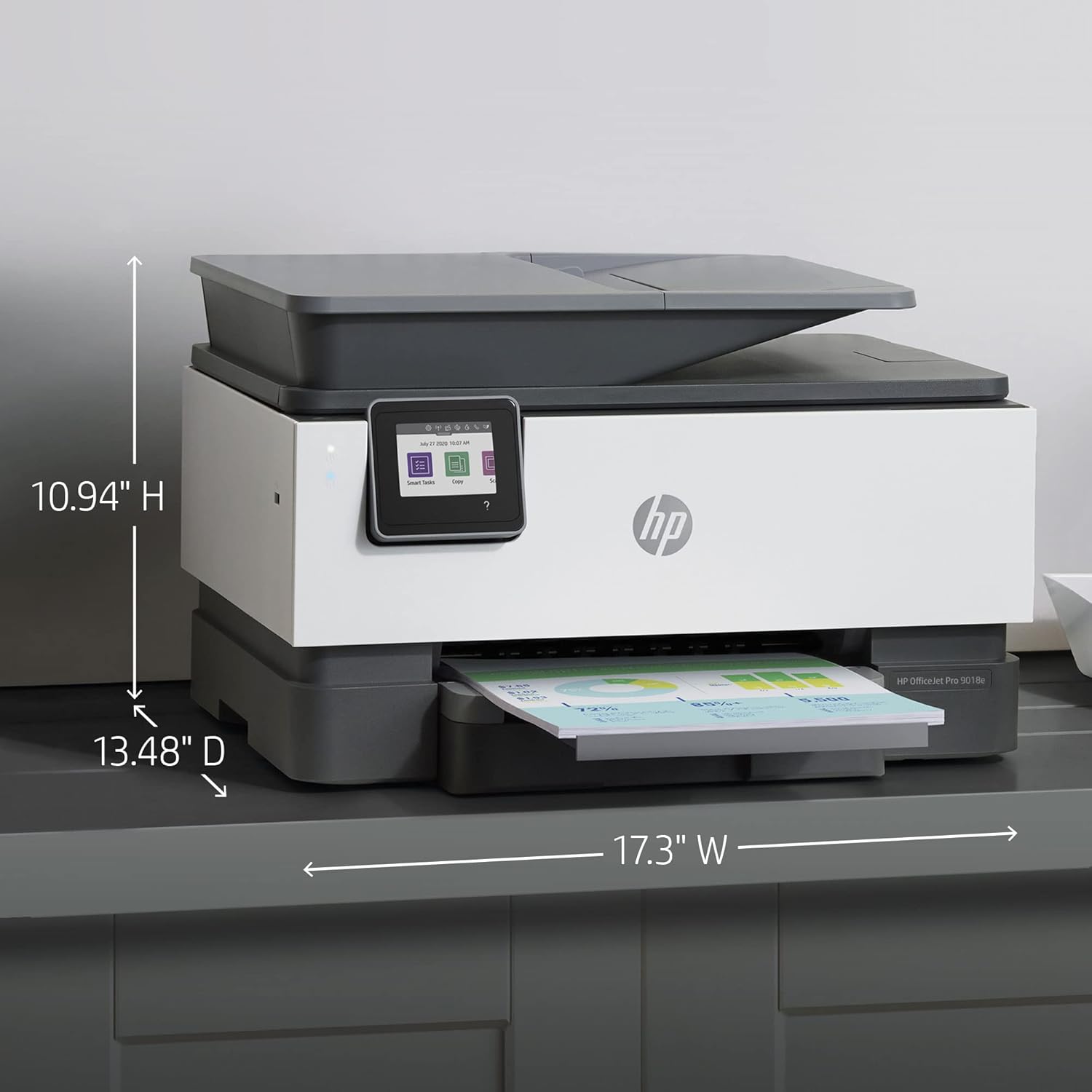 Wireless All-in-One Inkjet Printer with Auto 2-Sided Printing, Copy, Scan & Fax L17645