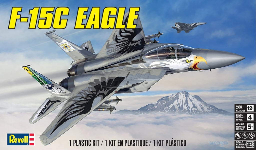 F-15C Eagle Plastic Model Kit, Grey Y535