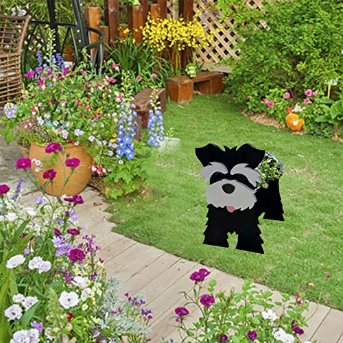 Dog Planter Pot, Pet Decoration Flower Pot, Indoor Outdoor, 13.4 x 9.5in A470