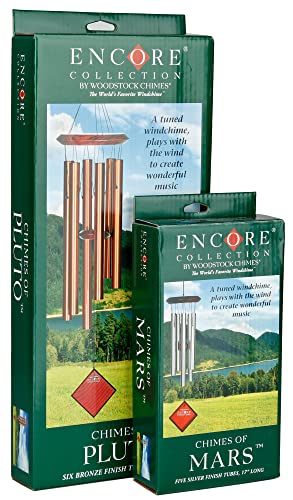 Wind Chimes with Bronze Aluminum Tubes, 27-Inch for Outdoor Garden Patio C2717
