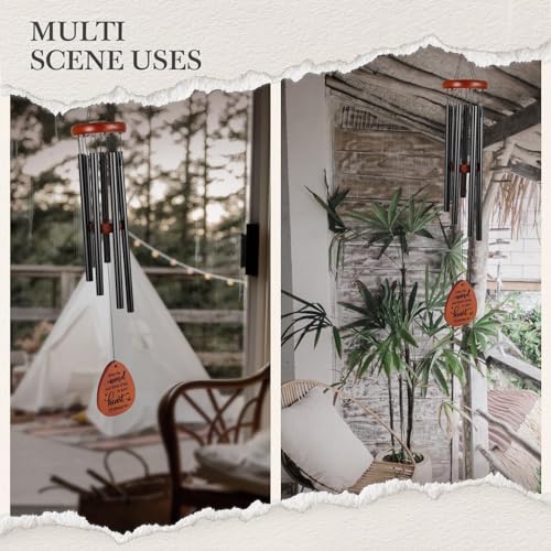 Sympathy Wind Chimes for Loss of Loved One, Outdoor Garden Decor B221693