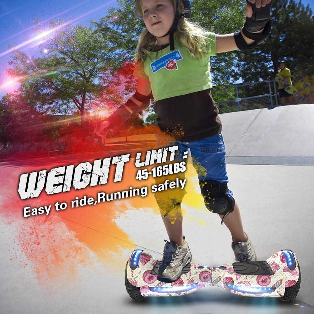 Hoverboard 6.5 Inch Self Balancing Scooter with Bluetooth and LED Wheels Z2350