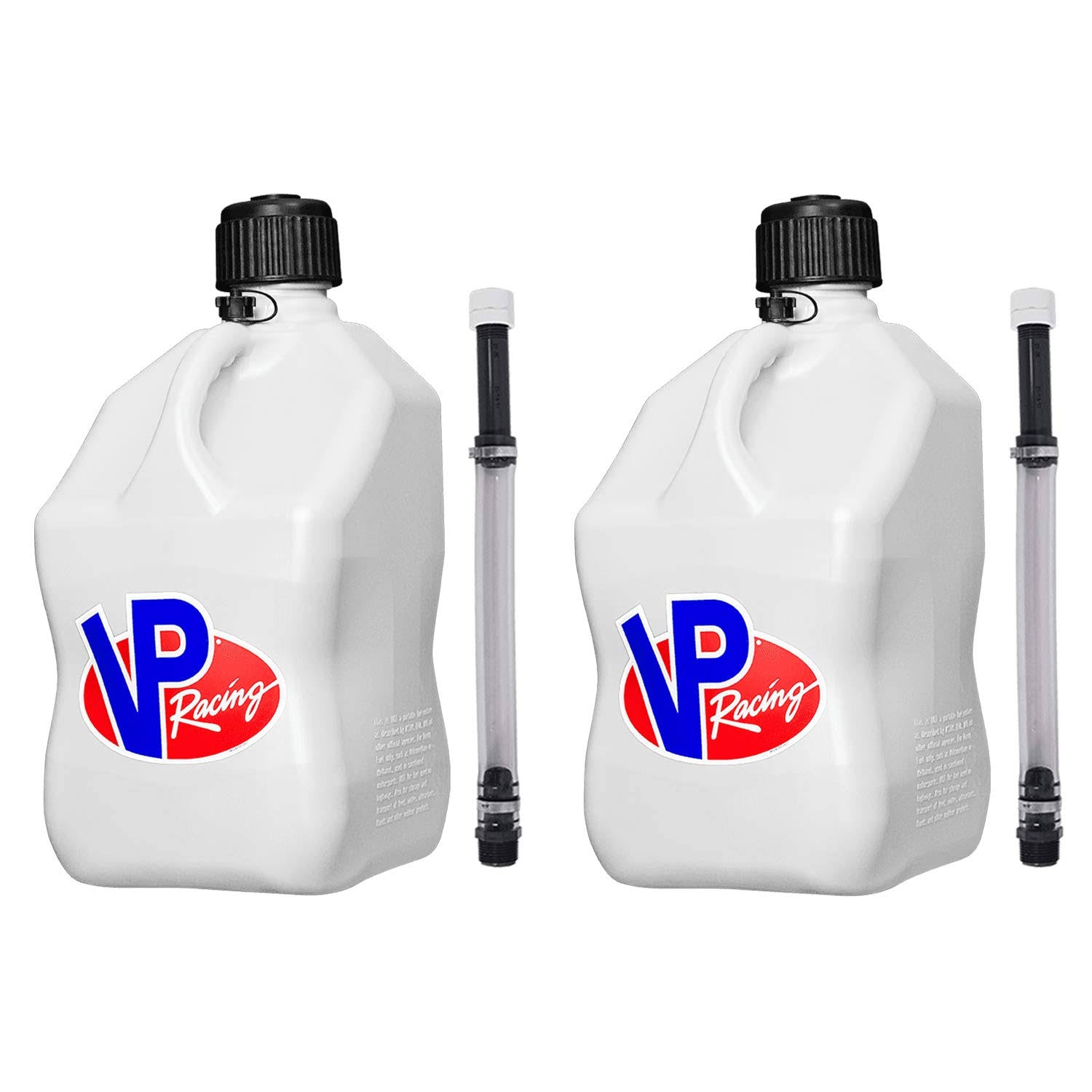5 Gallon Motorsport Racing Fuel Gas Can with 14x22 Hose, 2 Pack S870330